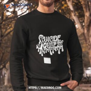 suicide squeeze merch suicide squeeze 25th anniversary drip logo t shirt sweatshirt