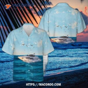 Sunseeker Predator 80 Ship Hawaiian Shirt