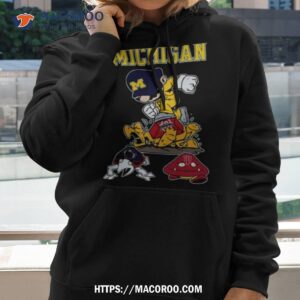 super mario michigan wolverines stomp ohio state buckeye penn state and indiana hoosiers shirt hoodie