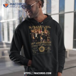 Supernatural Christmas 18th Anniversary 2005 2023 Thank You For The Memories Signature T Shirt