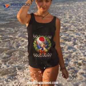 t christmas wreath 2023 shirt tank top 3