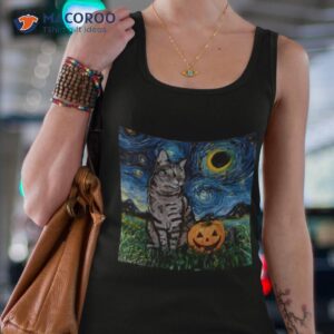 tabby halloween cats shirt tank top 4