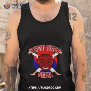 taekwondo devil shirt tank top