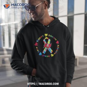 Tampa Bay Buccaneers Support Educate Advocate Accept Love Autism Awareness T Shirt