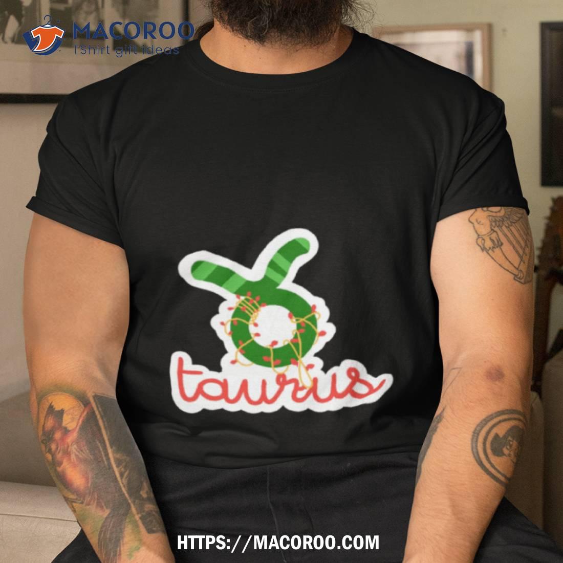 Taurus Astrology Symbol Christmas Lights By Gabyiscool Shirt Taurus Astrology Symbol Christmas Lights By Gabyiscool Shirt