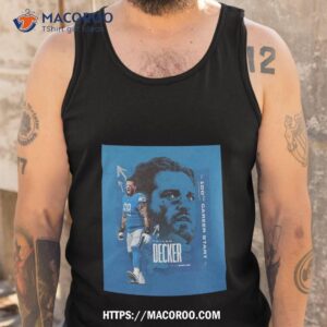 Taylor Decker Is Set To Become The Fourth Tackle To Start 100 Games For The Detroit Lions T Shirt 3 taylor decker is set to become the fourth tackle to start 100 games for the detroit lions t shirt tank top