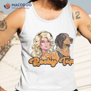 tennessee hound orange white vintage dog fan game shirt tank top 3