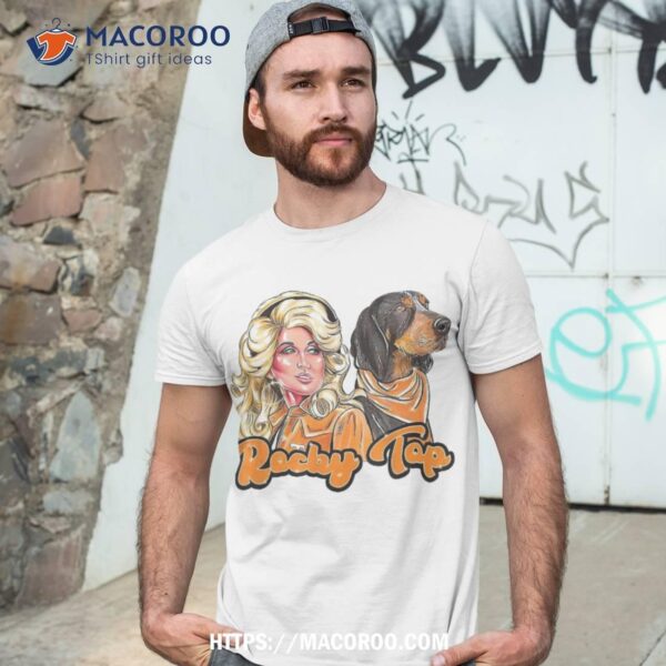 Tennessee Hound Orange White Vintage Dog Fan Game Shirt