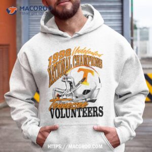 Tennessee Volunteers 1998 Undefeated National Champions Helmet Shirt
