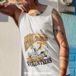 tennessee volunteers 1998 undefeated national champions helmet shirt tank top 1