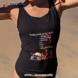 Tennessee Volunteers Thanksgiving Success Recipe Shirt