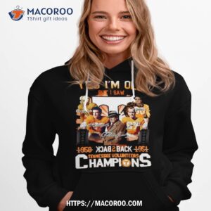 Tennessee Volunteers Yes I’m Old Black To Back Champions 1950 1951 Shirt
