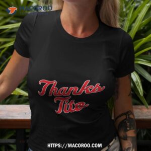 terry francona thanks tito shirt tshirt 3