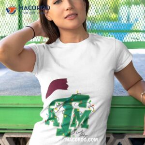 texas a amp m christmas lights t shirt tshirt 1