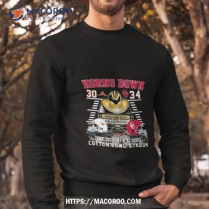 Texas Longhorns Vs Oklahoma Sooners 2023 Horns Down 30 34 Cotton Bowl Stadium T Shirt 2 texas longhorns vs oklahoma sooners 2023 horns down 30 34 cotton bowl stadium t shirt sweatshirt