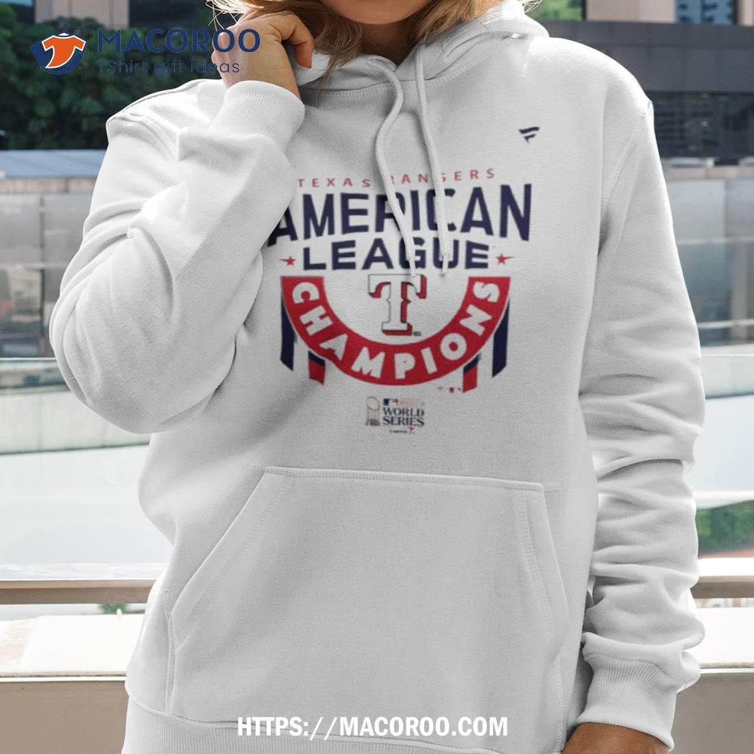 Texas Rangers 2023 American League Champions Locker Room T Shirt Texas Rangers 2023 American League Champions Locker Room T Shirt