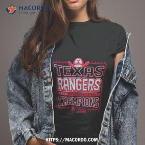 Texas Rangers 2023 American League Champions Shirt