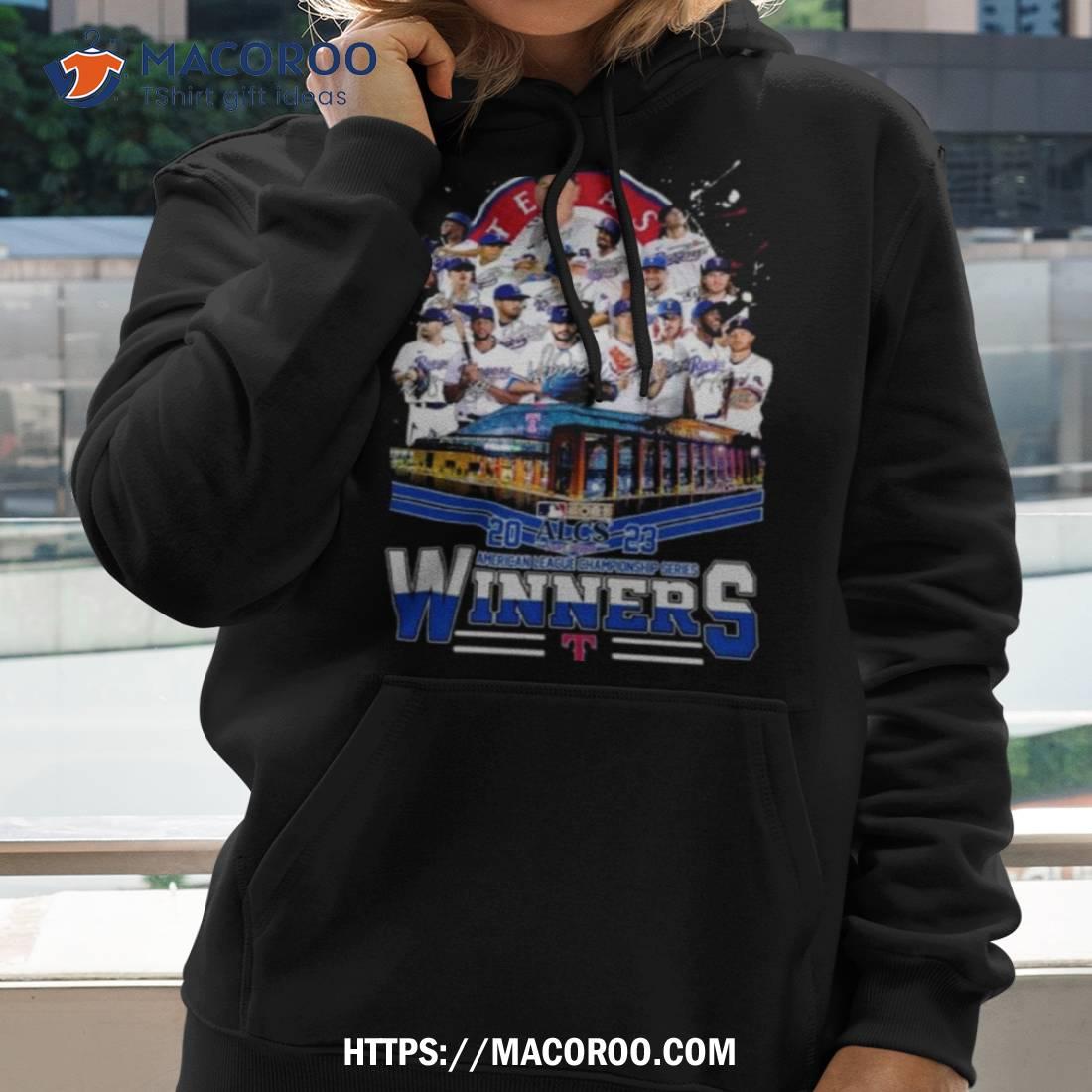 Texas Rangers 2023 American League Championship Series Winners Signatures Shirt Texas Rangers 2023 American League Championship Series Winners Signatures Shirt
