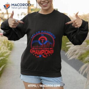 texas rangers 2023 world series champions logo shirt sweatshirt 1