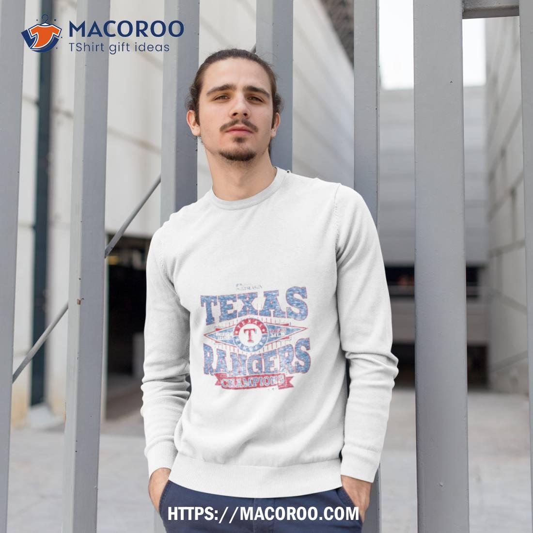 Texas Rangers ’47 2023 American League Champions Franklin Retro T Shirt Texas Rangers ’47 2023 American League Champions Franklin Retro T Shirt