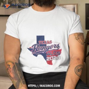 texas rangers alcs 2023 champions mlb shirt tshirt