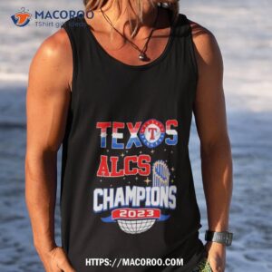 texas rangers alcs champions 2023 champions shirt tank top