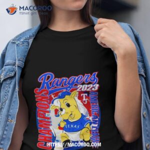 Texas Rangers American League Champions 2023 Mascot T Shirt