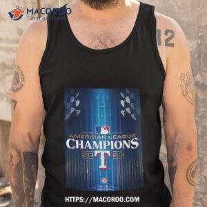 texas rangers authentic 2023 american league champions t shirt tank top