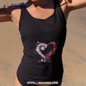 Texas Rangers Baseball My Heart Diamond 2023 T Shirt