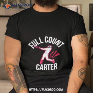 texas rangers evan carter full count carter shirt tshirt