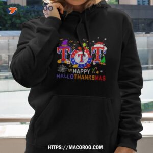 Texas Rangers Happy Hallothanksmas Shirt