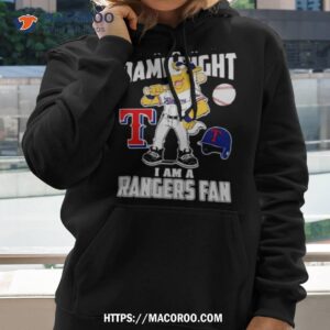 Texas Rangers Mascot Damn Right I Am A Rangers Fan Win Or Lose T Shirt 2 texas rangers mascot damn right i am a rangers fan win or lose t shirt hoodie 2
