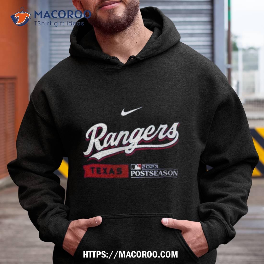 Texas Rangers Nike 2023 Postseason Authentic Collection Dugout T Shirt Texas Rangers Nike 2023 Postseason Authentic Collection Dugout T Shirt