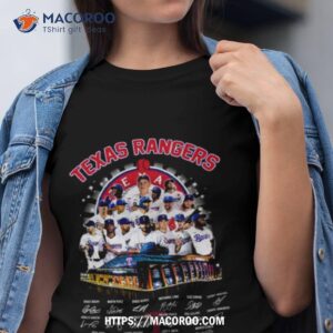 Texas Rangers Players 2023 Thank You For The Memories Signatures Shirt