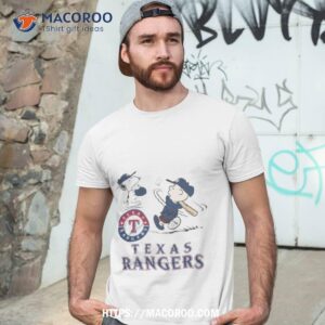 Texas Rangers X Peanuts Snoopy And Charlie Brown Alcs 2023 T Shirt