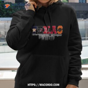 texas sports team skyline astros texans cougars rockets and dynamo 2023 shirt hoodie 2