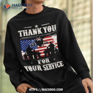 thank you for your service patriotic veterans day shirt sweatshirt 1