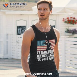 thank you for your service patriotic veterans day shirt tank top