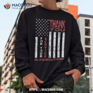 thank you for your service shirt veterans day t sweatshirt