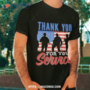 Thank You For Your Service Veteran Memorial Day Military Shirt