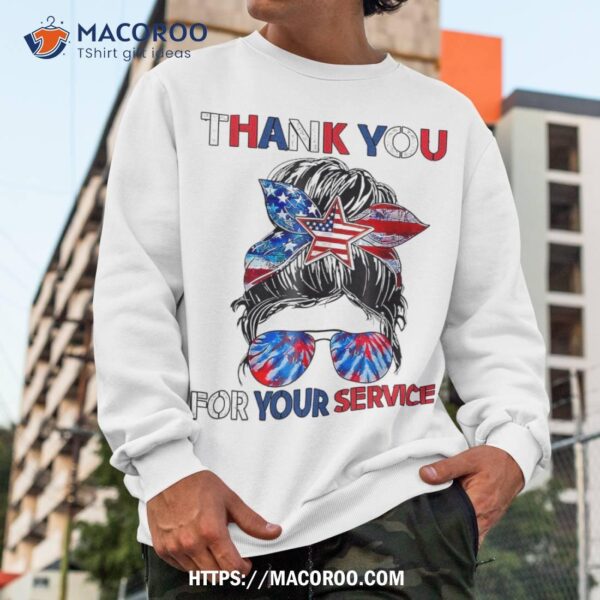 Thank You For Your Services Patriotic Veterans Day Shirt