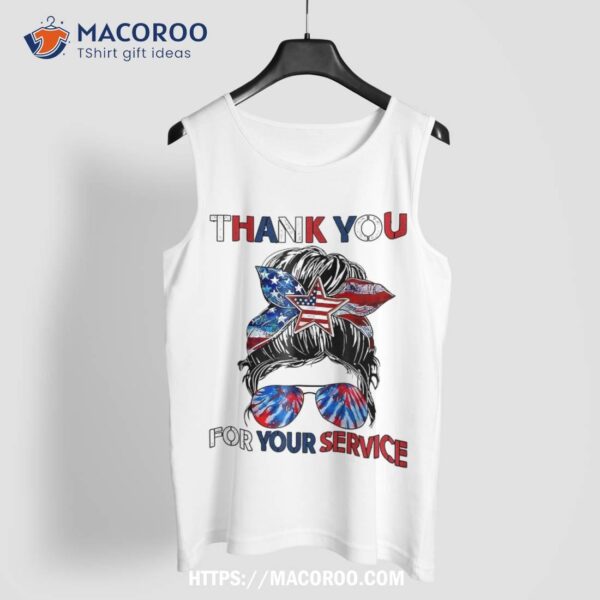 Thank You For Your Services Patriotic Veterans Day Shirt