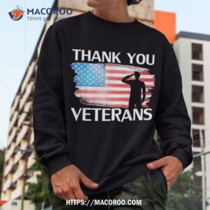 thank you veterans combat boots dog tags veteran day shirt sweatshirt