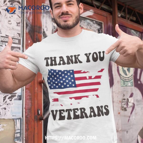 Thank You Veterans Day Memorial Partiotic Military Usa Shirt