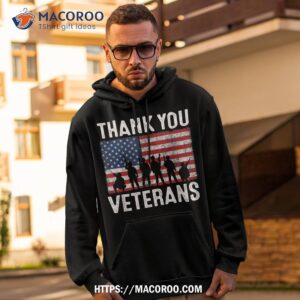 thank you veterans memorial patriotic military day shirt hoodie 2