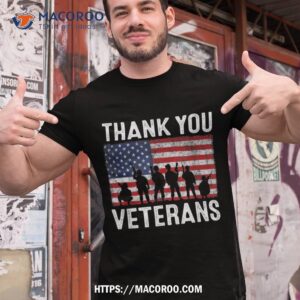 Thank You Veterans Memorial Patriotic Military Day Shirt