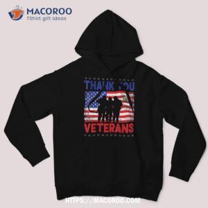 thank you veterans service patriot veteran day american flag shirt hoodie 1