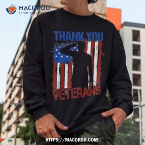 thank you veterans service patriot veteran day american flag shirt sweatshirt