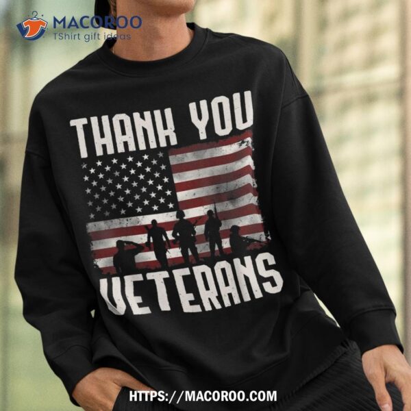 Thank You Veterans Tshirt Day Gifts Proud Honor Tee Shirt