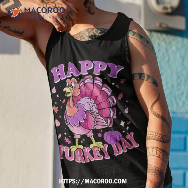 Thanksgiving Female Turkey Happy Day Shirt